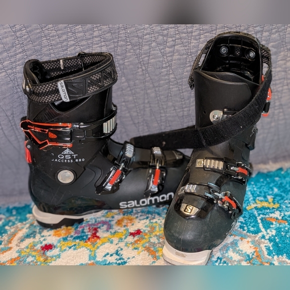 Salomon Other - Salomon Quest Access R80 Men's Size 27- 27.5 All Mountain Ski Hike Boots